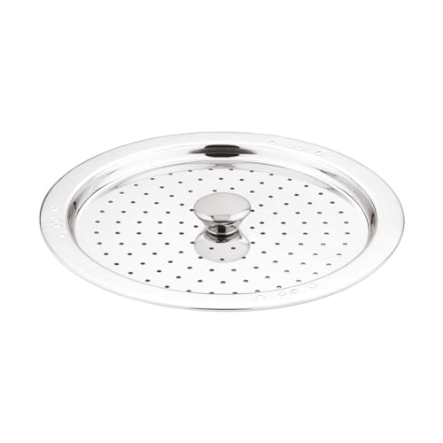 Bergner Argent Triply Multi-Kadai Set 6.1L - Stainless Steel, Induction Ready + Accessories & 5-Yr Warranty