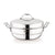 Bergner Argent Triply Multi-Kadai Set 6.1L - Stainless Steel, Induction Ready + Accessories & 5-Yr Warranty