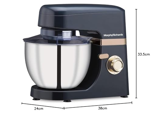 Morphy Richards 800W Stand Mixer | 8-Speed | Dough Hook & Whisk