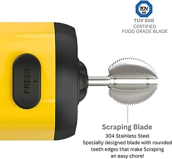 Brewine Electric Coconut Scraper & Citrus Press, 200W, 110V for USA/Canada