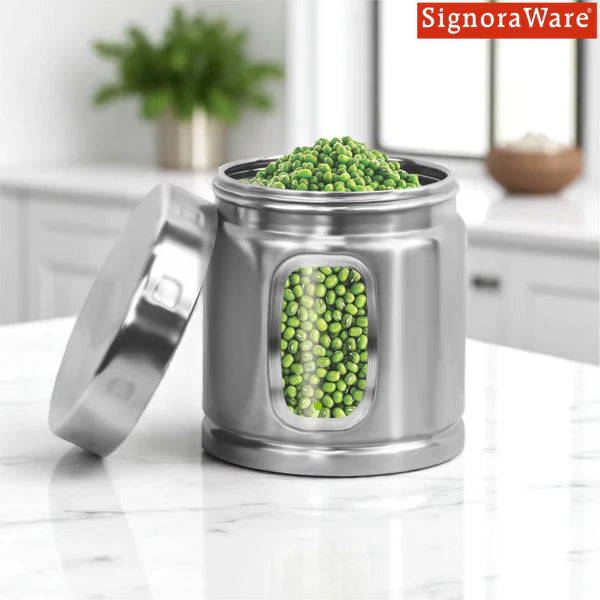 Signoraware Modular Steel Container Set | Window Round Design