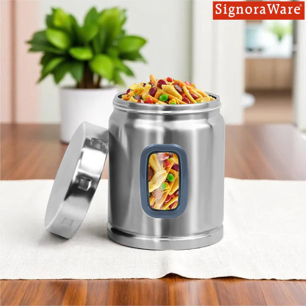 Signoraware Modular Steel Container Set | Window Round Design