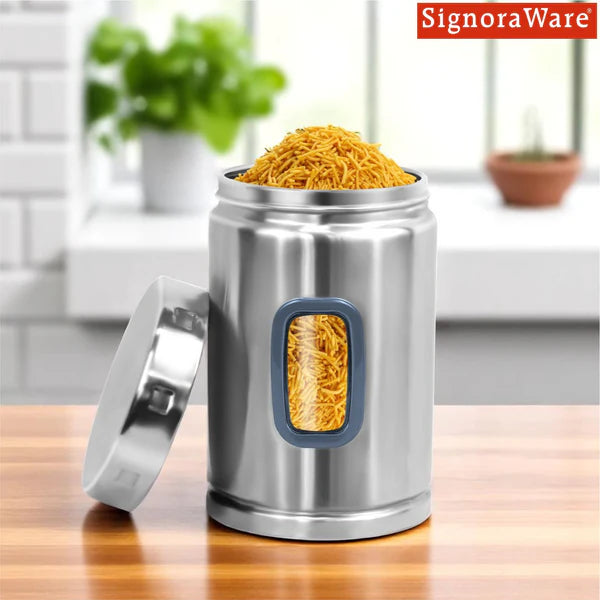 Signoraware Modular Steel Container Set | Window Round Design