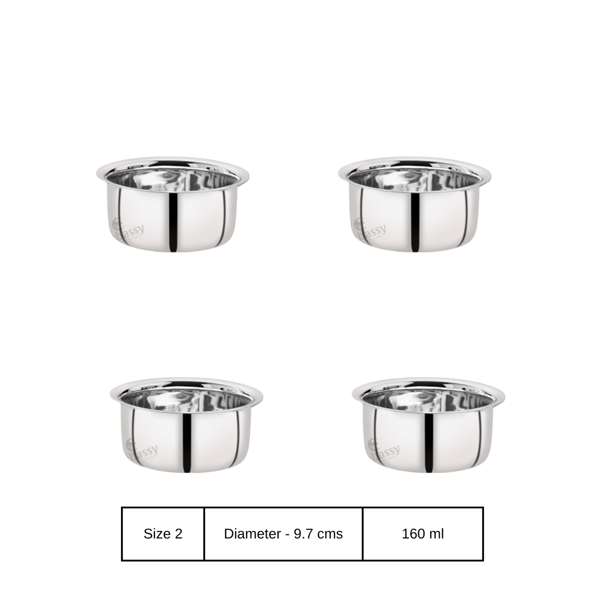 Embassy Coffee Dabra SPL Premium Stainless Steel Coffee Cup - Traditional Indian Coffee Glass Set