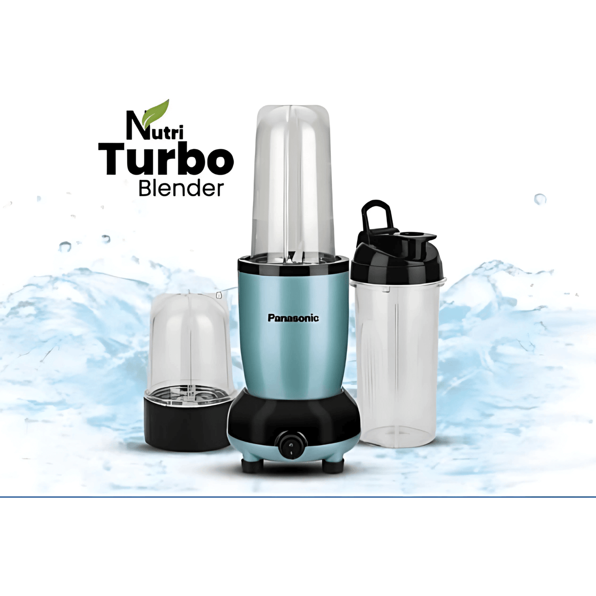 Panasonic Nutri Turbo Blender with additional container on a white background
