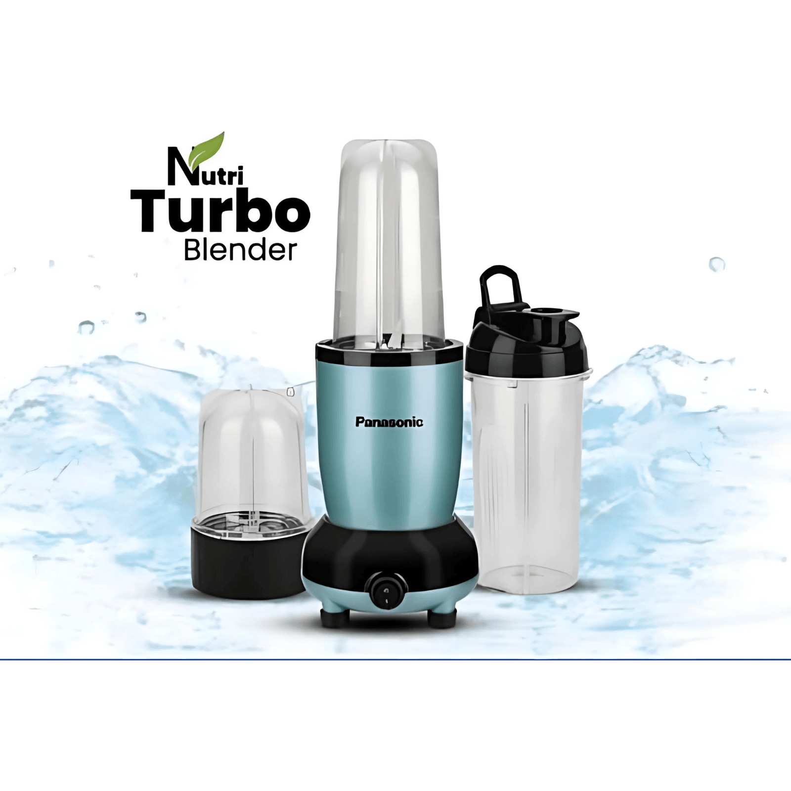 Panasonic Nutri Turbo Blender with additional container on a white background