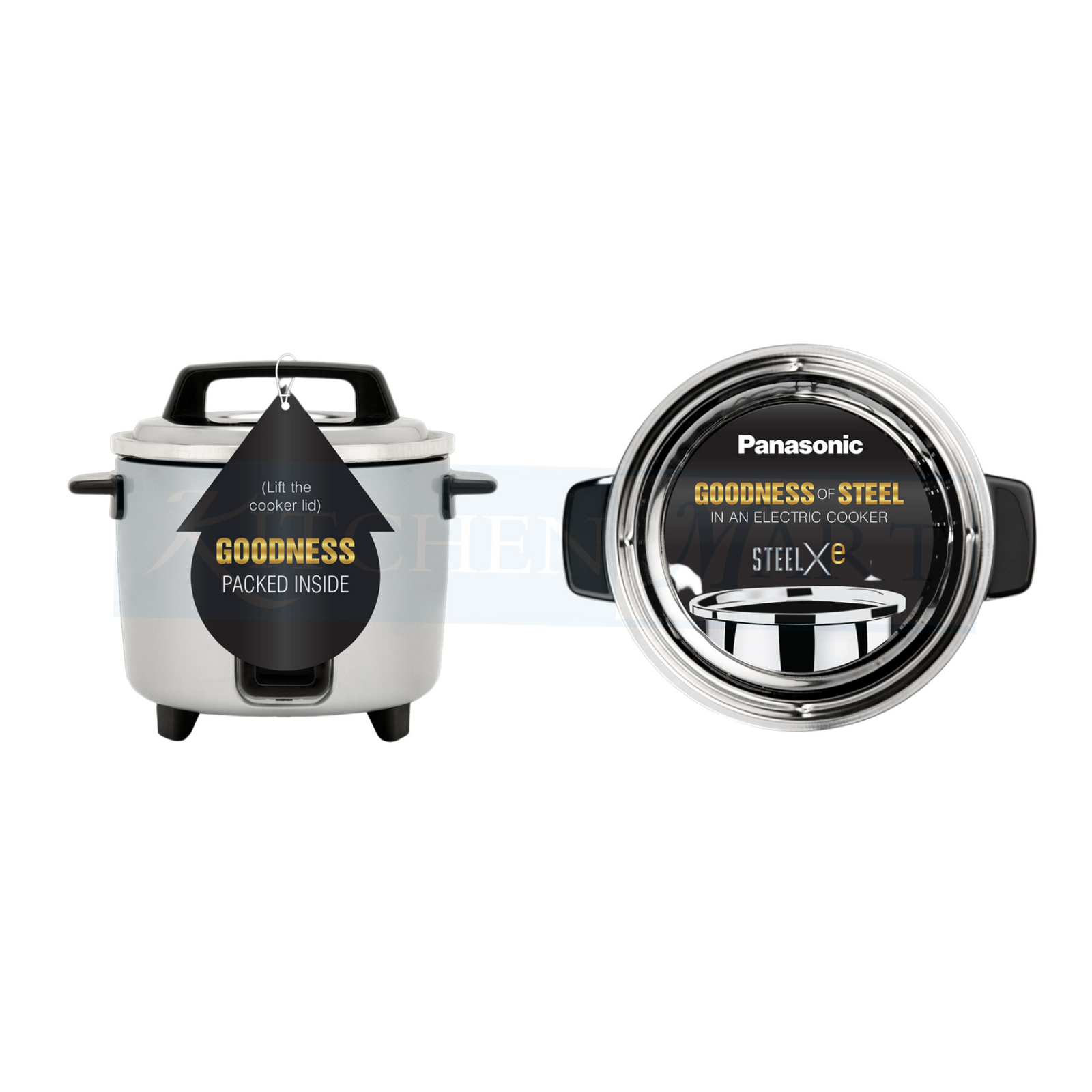 Sus Rice Cooker Panasonic SR-WA18H (SUS) - Premium Triply Stainless Steel Rice Cooker ...