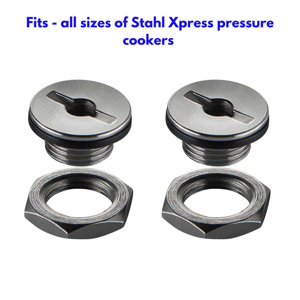 Kitchen Mart safety valve compatible with Stahl Pressure Cookers outer lid only