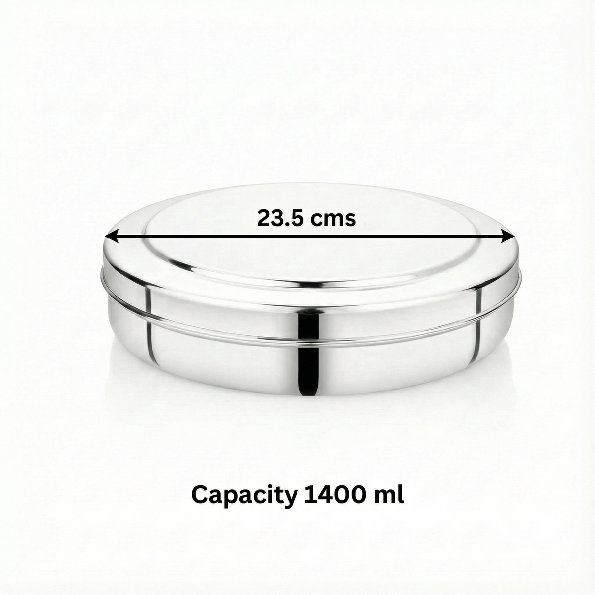 Kitchen Mart Elite papad keeper with secure lid for crispy snack storage