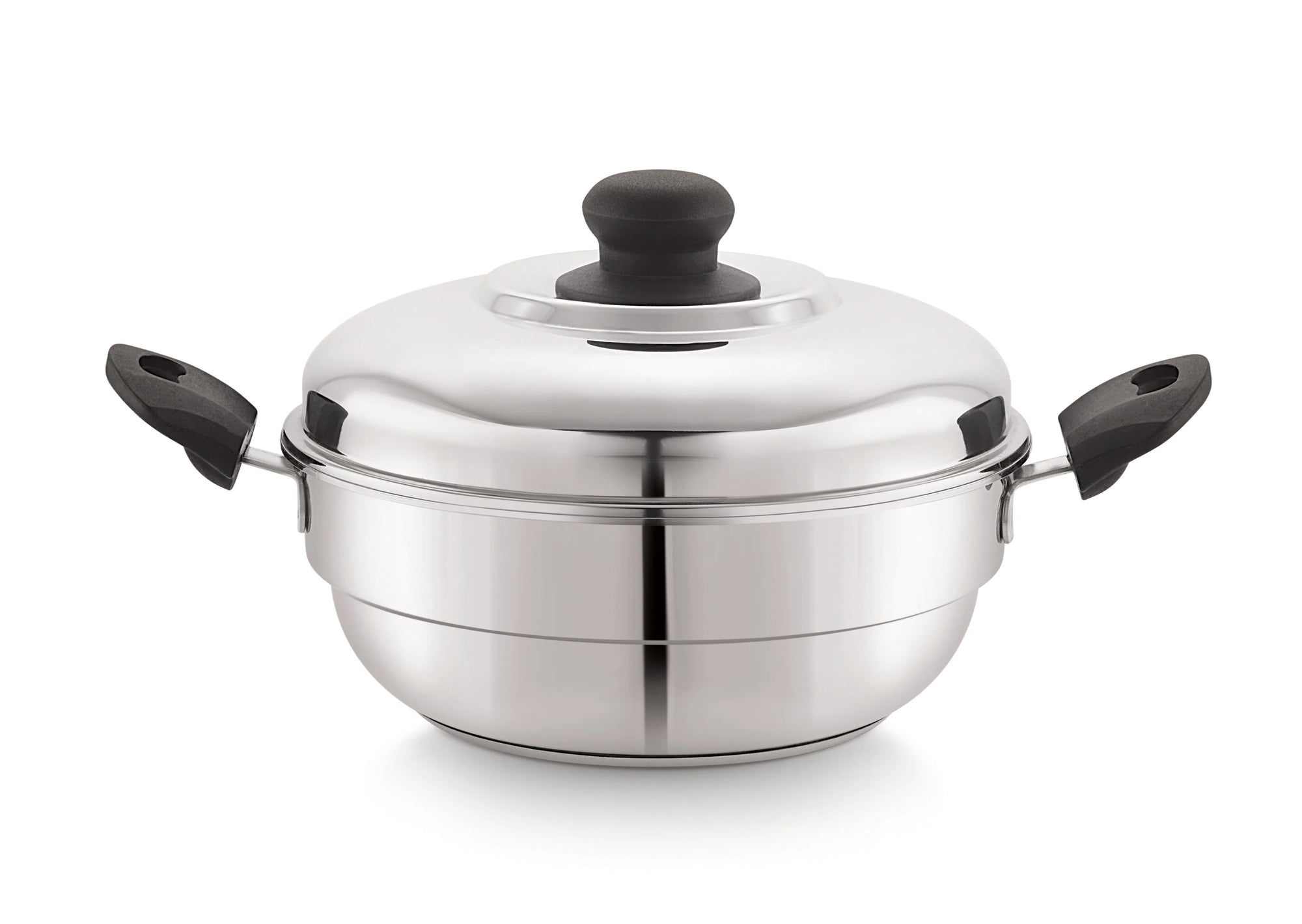 Embassy Sandwich Bottom Stainless Steamer Steamer for Idli, dhokla and mini idlies