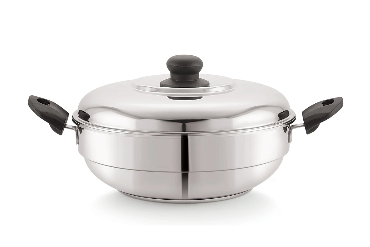 Embassy Sandwich Bottom Stainless Steamer Steamer for Idli, dhokla and mini idlies