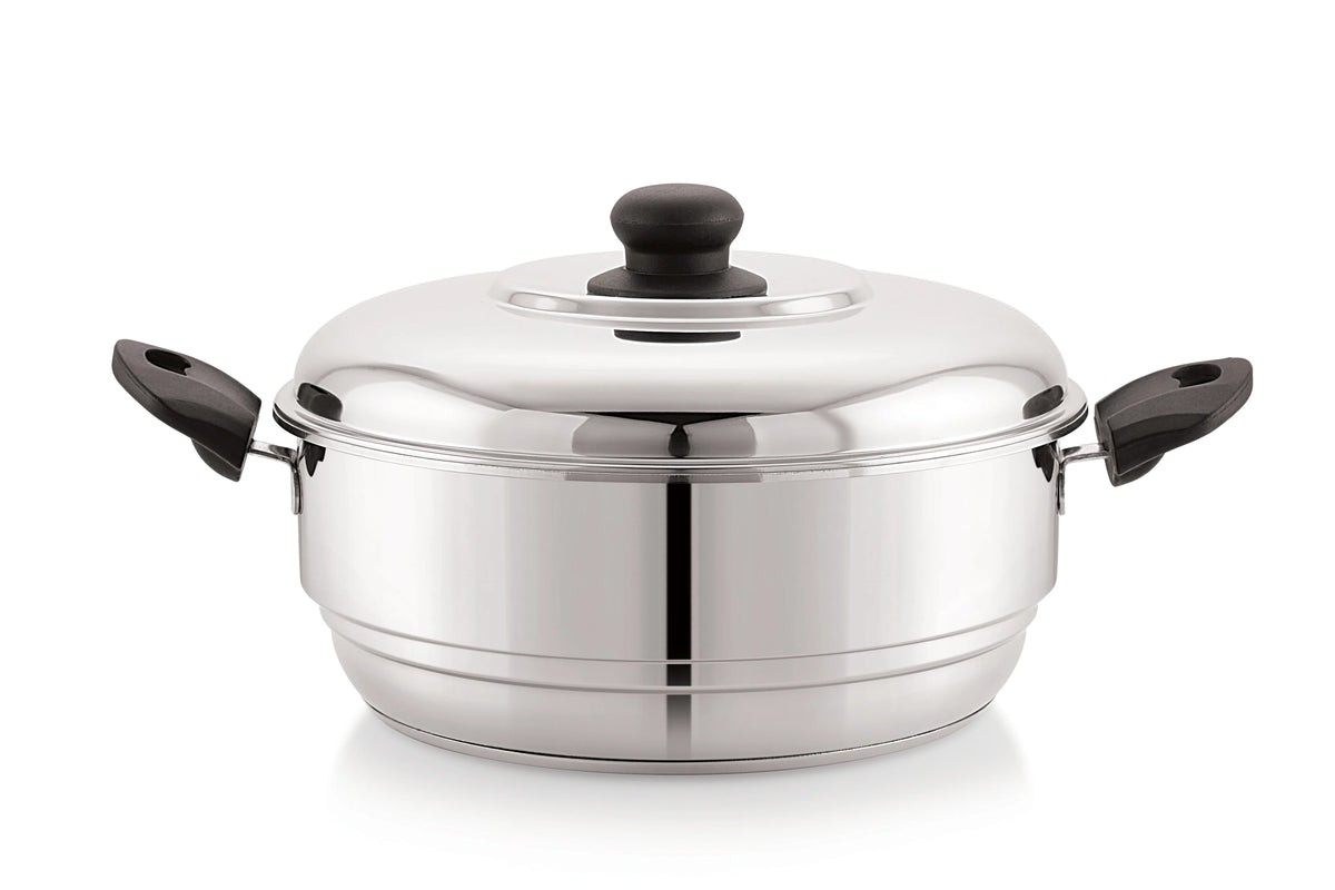 Embassy Sandwich Bottom Stainless Steamer Steamer for Idli, dhokla and mini idlies
