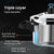 Ultra Triply Krono Pressure Cooker showing triple-layer design: AISI 304 SS body, aluminum core, easy-to-clean satin layer.