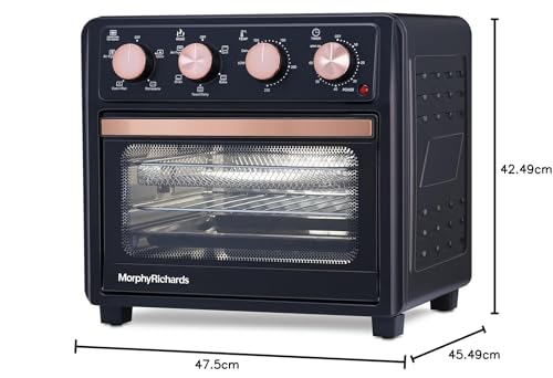 Morphy Richards AirCrisp Air Fryer Oven in Black & Rose Gold