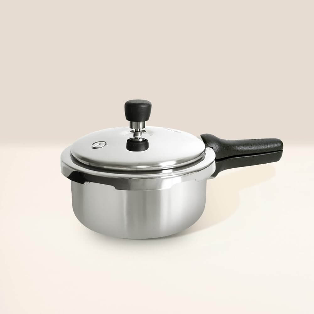 Meyer Presta Triply Pressure Cooker - Outer Lid Gas & Induction Compatible ISI Certified 5-Year Warranty
