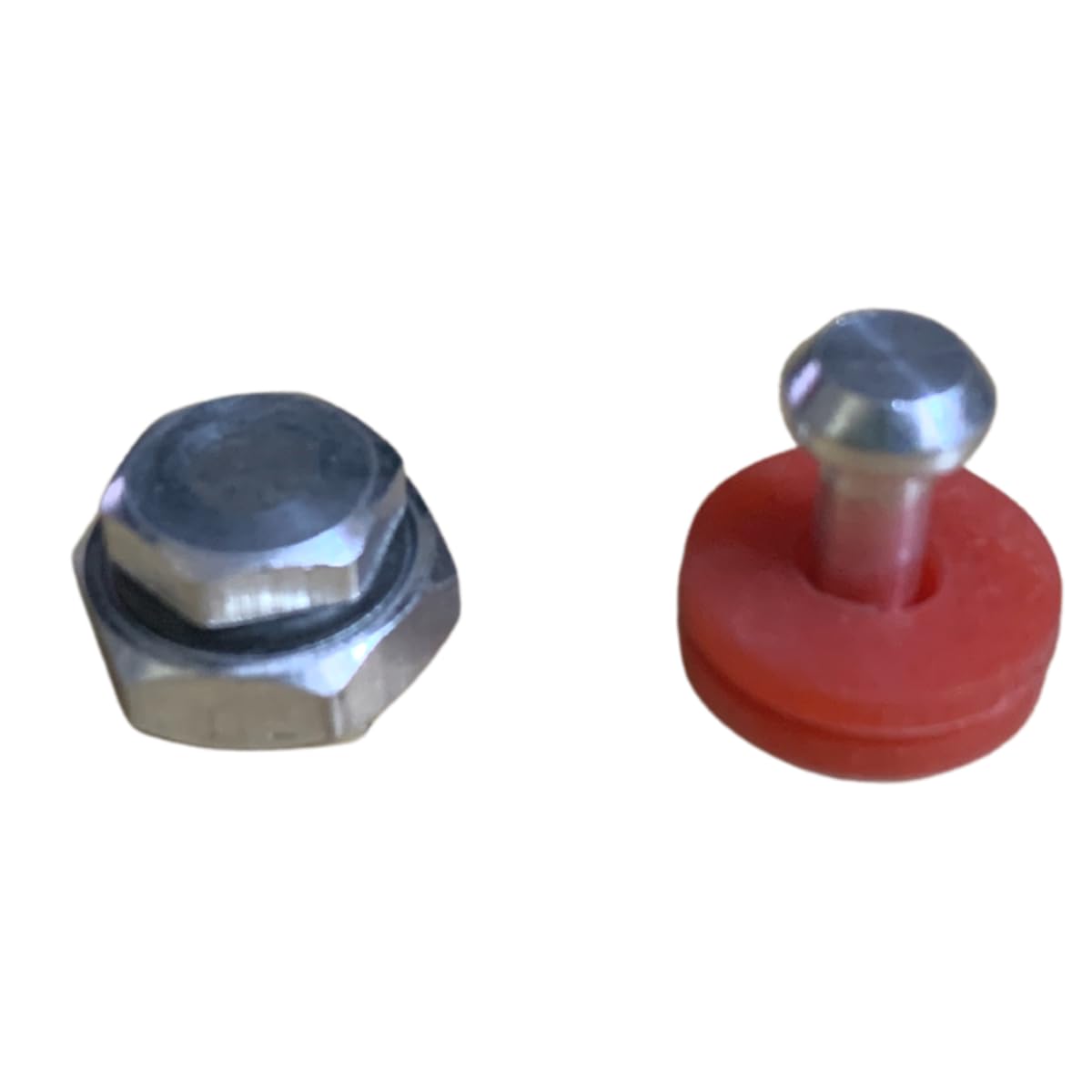 Kitchen Mart Replacement safety valve compatible with Prestige Pressure cooker/Mini Safety plug with visual pressure indicator (Deluxe Steel Alpha Cookers(Red))