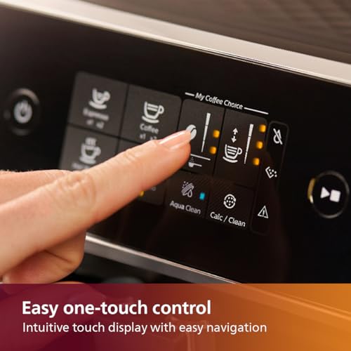 PHILIPS LatteGo EP2230/10 Fully Automatic Espresso Coffee Machine - 3 One-Touch Coffees, 15 Bars, Ceramic Grinder, AquaClean Filter, 2-Year Warranty