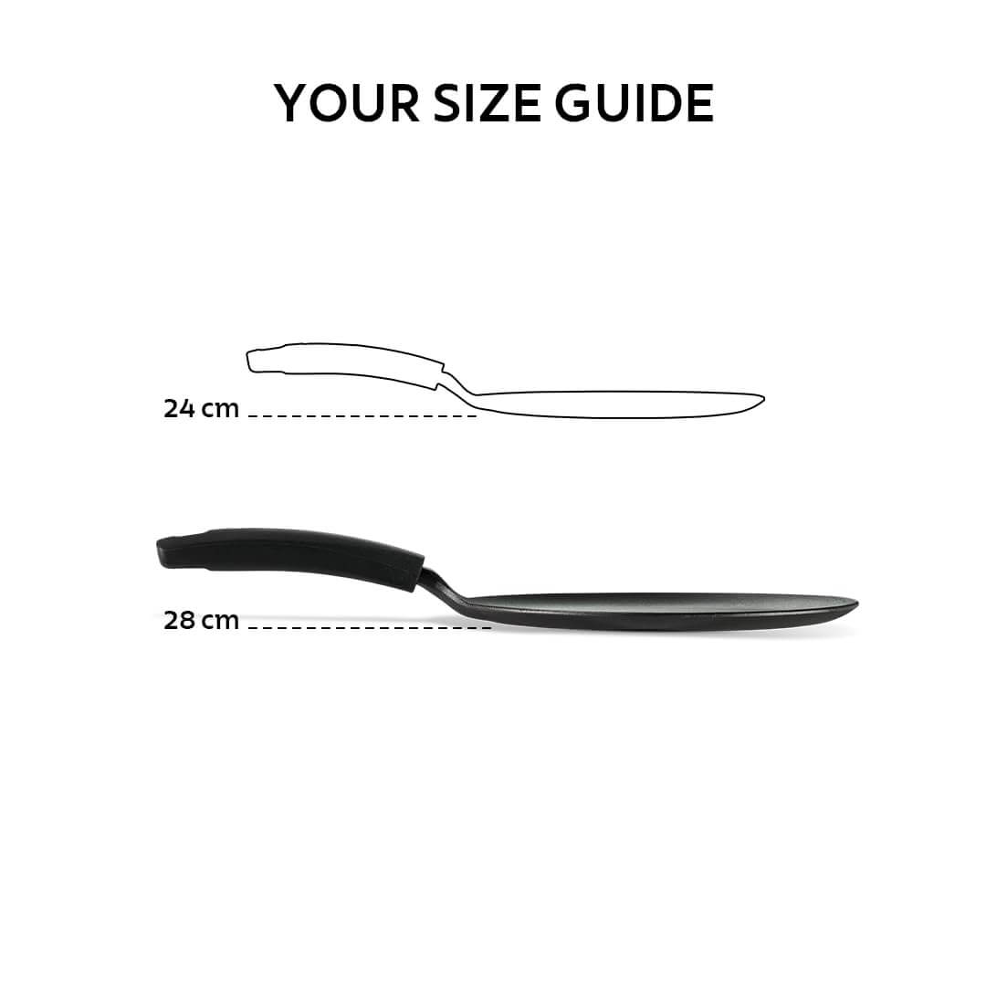 Heavy-Duty Pre-Seasoned Tawa for Crispy Dosas and Rotis