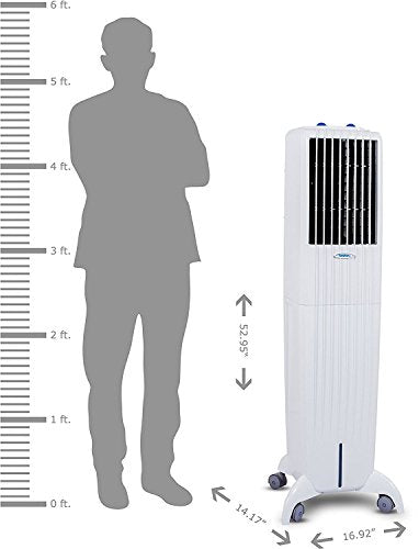 Symphony Diet 50T 50-Litre Air Cooler (White)-for Medium Room