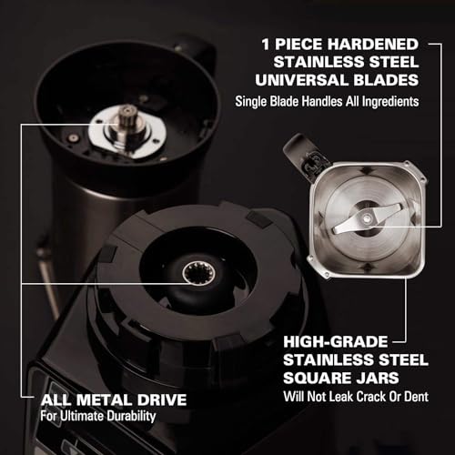 Hamilton Beach Professional Juicer Mixer Grinder 58770-IN, 1400 Watts, 3 jars, 2 lids model