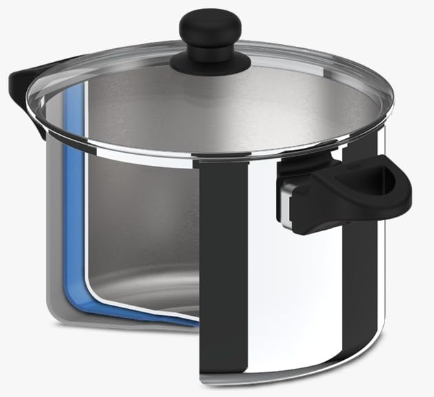Ultra Duracook Triply Diet Infinity 5.6L Multiutility Pot - Induction Compatible, 5-Year Warranty