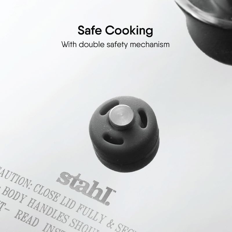 Stahl Xpress Triply Pressure Cooker Combo Set 2.5L & 3L with Glass Lid