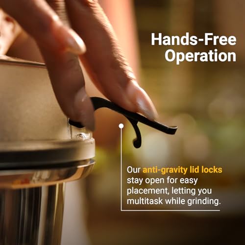 Atomberg Zenova Mixer Grinder with Unique Coarse Mode | Advanced Safety Features | 4 Jars including Chopper Jar with Hands Free Operation (Red Wine)