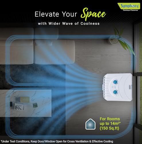 Symphony Diet 22T Portable Air Cooler For Home (22L, White)