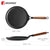 BERGNER Odin 31 cm Cast Iron Dosa Tawa with Wooden Handle, Big Size