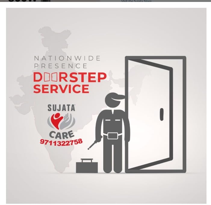 Sujata Dynamix mixer grinder nationwide doorstep service support across India via Sujata Care helpline