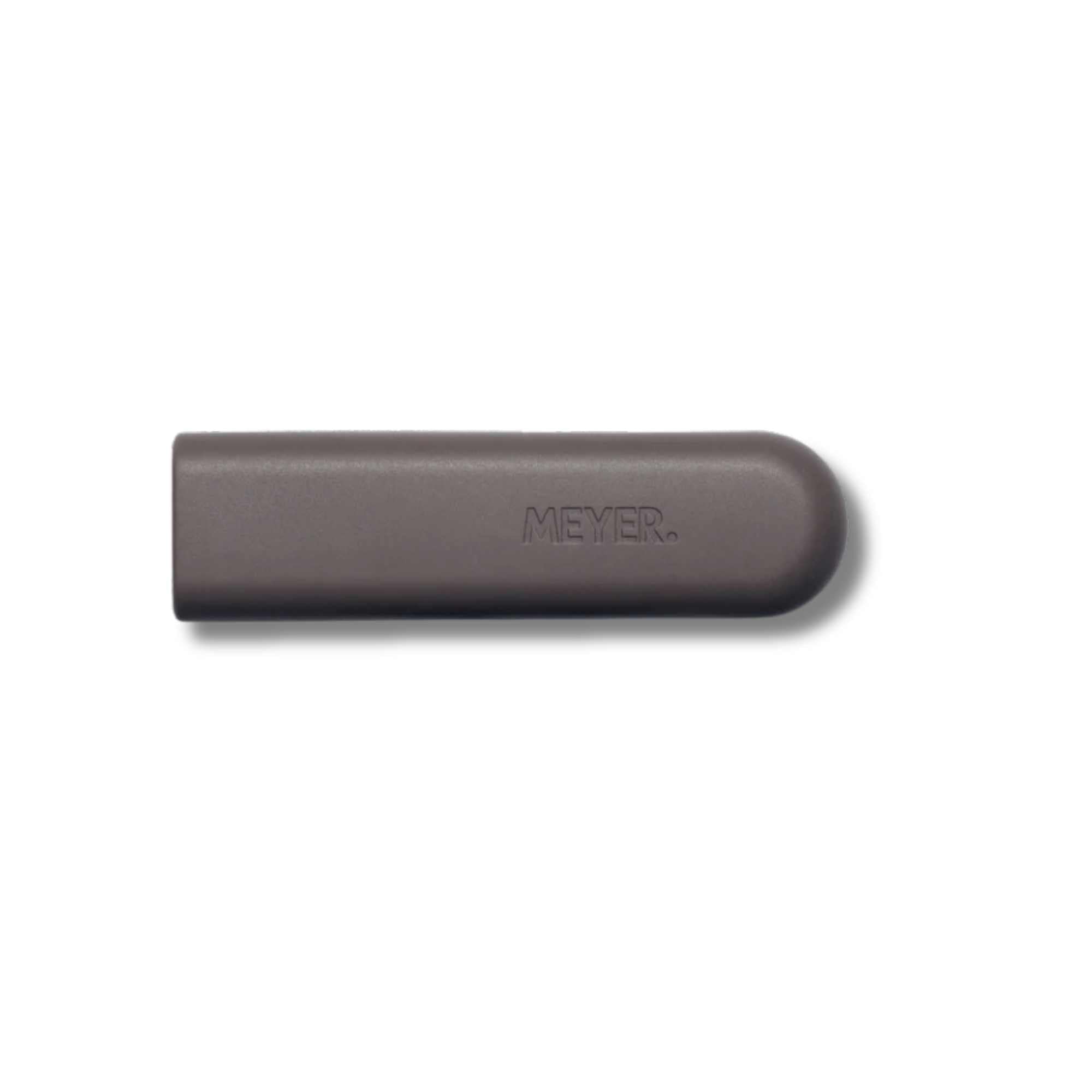Meyer silicone handle holder for cast iron frying pans in brown color