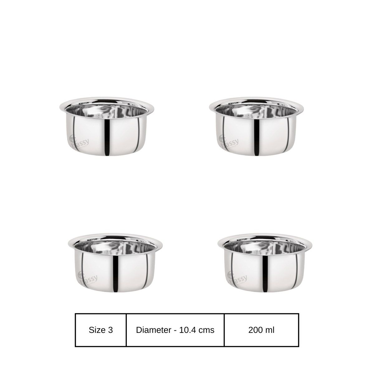 Embassy Coffee Dabra SPL Premium Stainless Steel Coffee Cup - Traditional Indian Coffee Glass Set