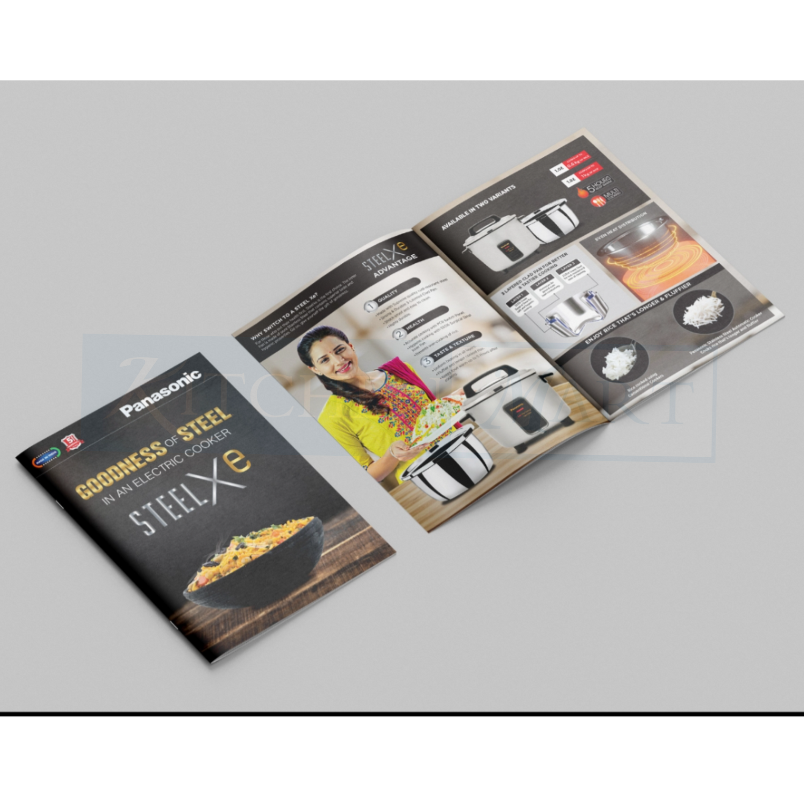 Panasonic SR-WA18H (SUS) - Premium Triply Stainless Steel Rice Cooker for Perfect Cooking