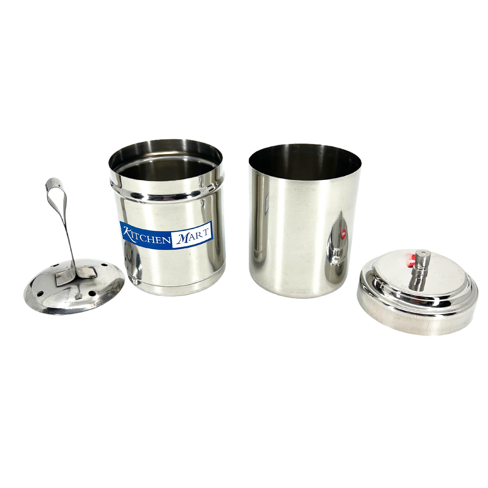 Kitchen Mart Stainless Steel with 2 Cups Capacity Coffee Filter (Silver)-B2B (25 Pieces)