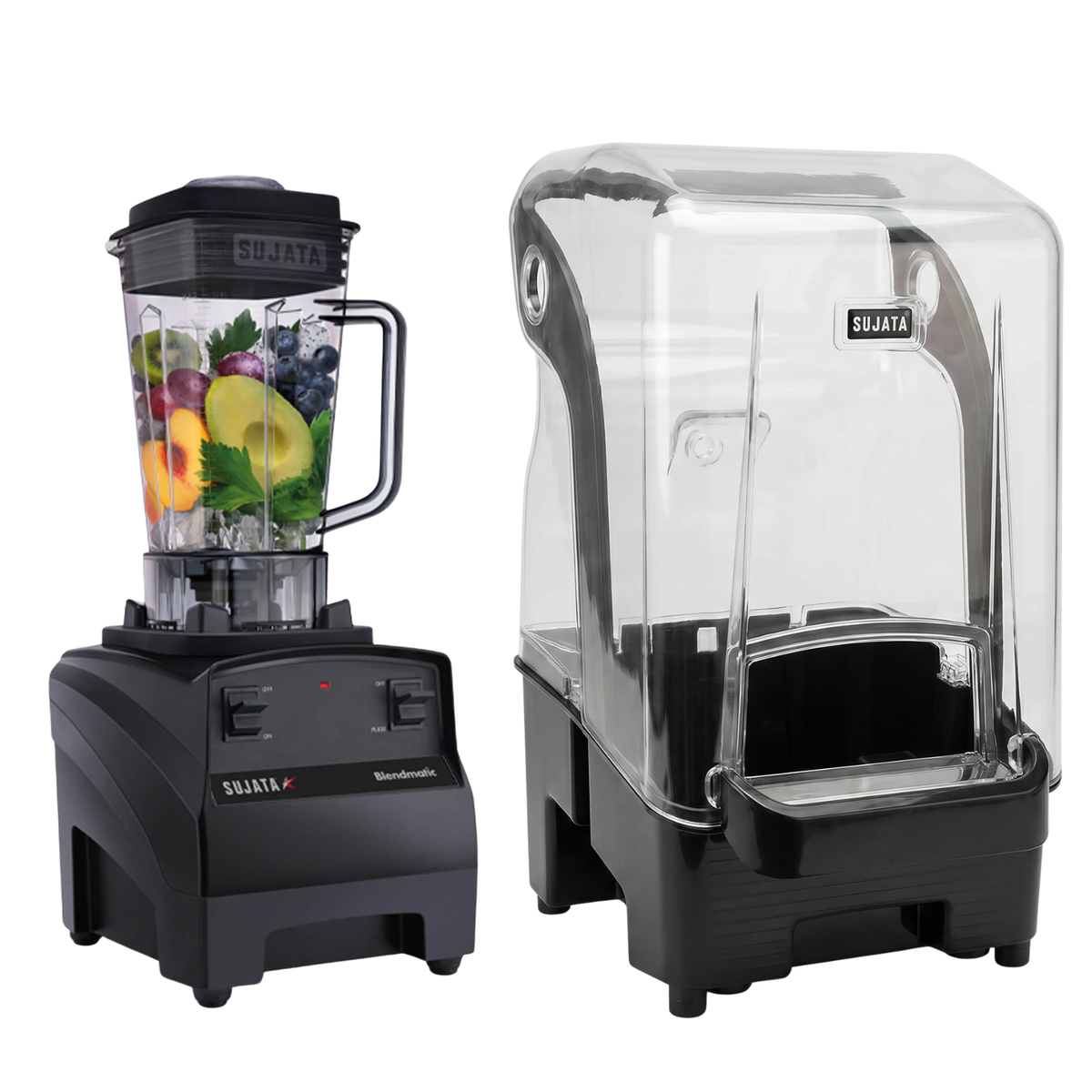 Sujata Blendmatic Commercial Bar Blender 1000W, Jar with Sound Enclosure