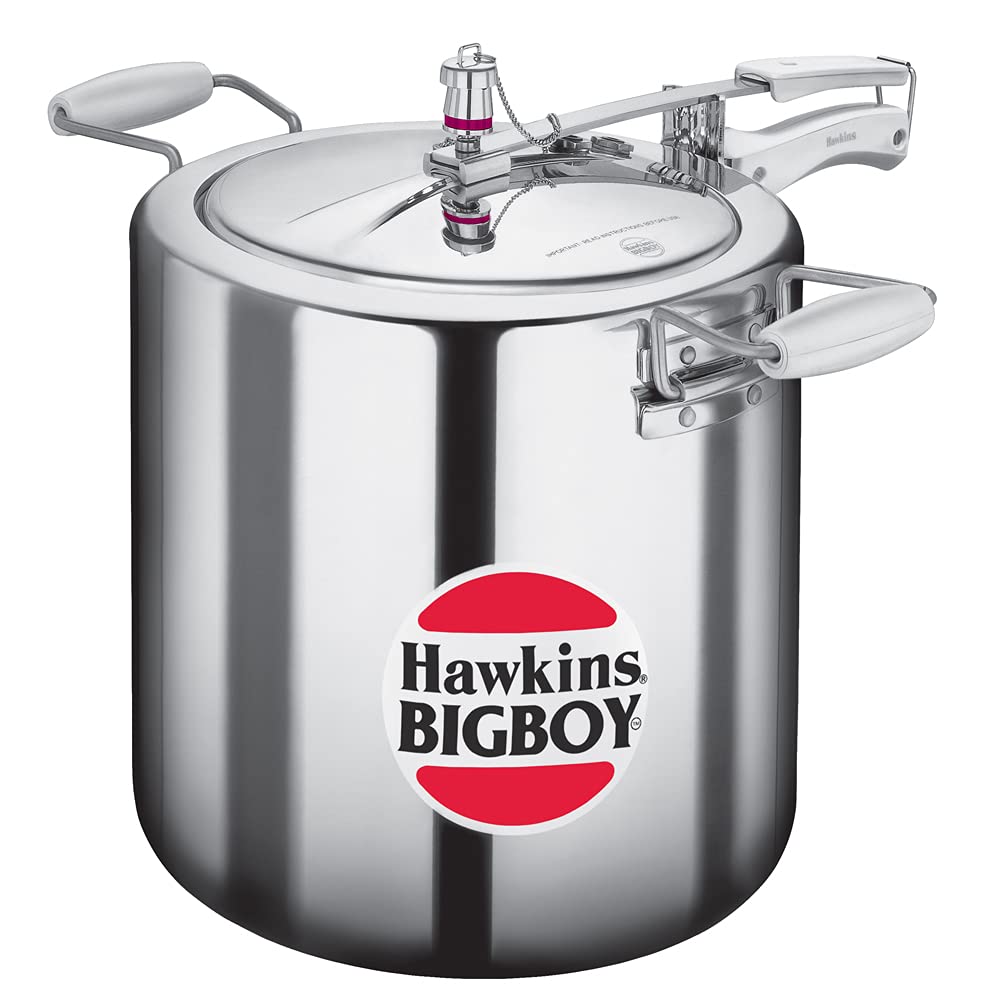 Hawkins Bigboy Aluminum Pressure Cooker - Durable, Large Capacity for Restaurants and Catering