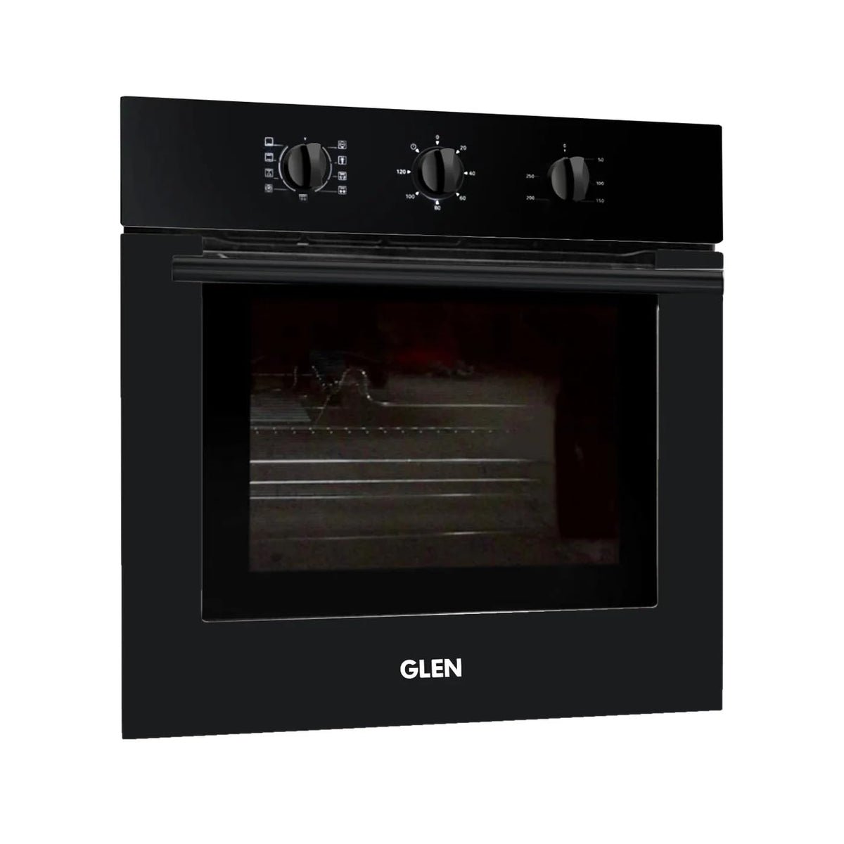 Glen Built in Oven Motorised Rotisserie Turbo Fan 78Ltr with Multi-function (660 MRT BL)