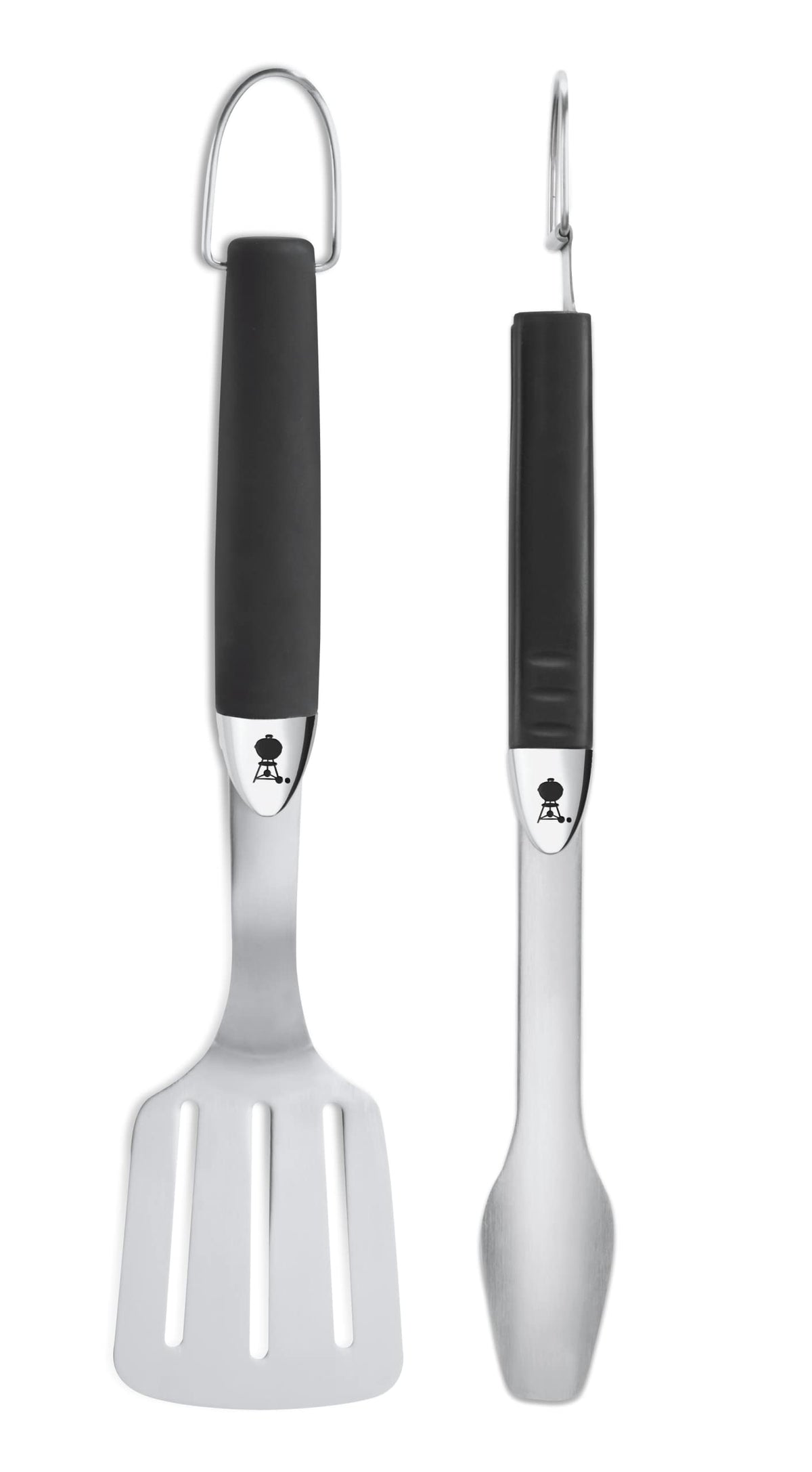 Weber Barbecue Tools 2 Piece Set – Stainless Steel Tongs & Spatula