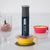 Brewine 4-in-1 kitchen chopper whisking frothy coffee drink with coffee beans showing beverage preparation capability