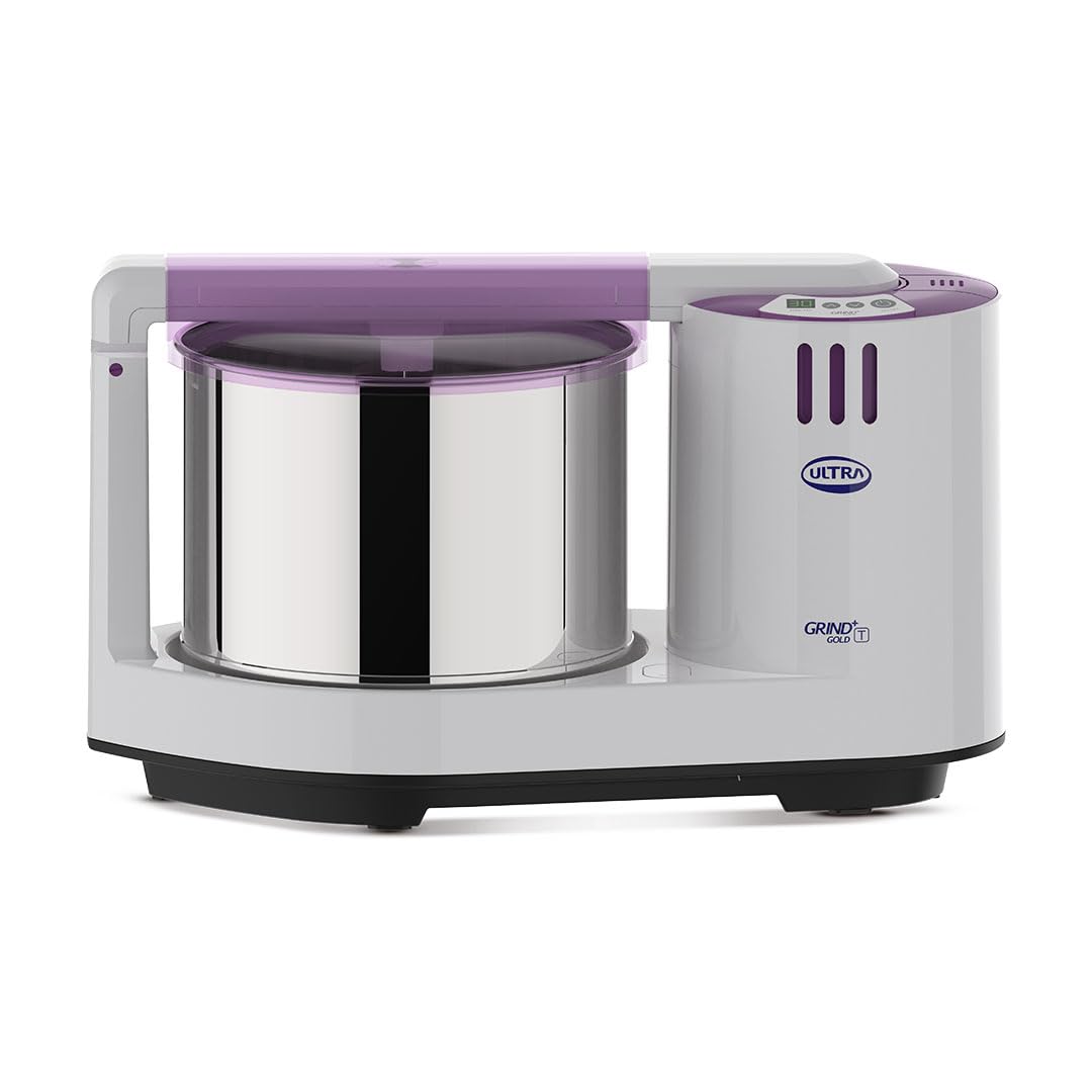 Ultra Grind+ Gold T 2L table top wet grinder in Fortune White front view