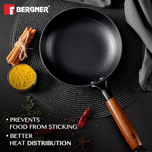 BERGNER Odin Cast Iron Frypan | Lightweight, Enamel Finish, Induction Ready