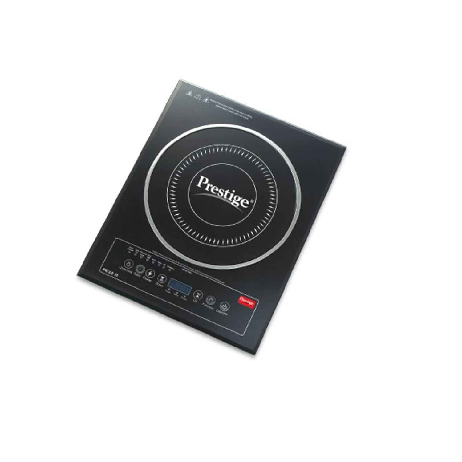 Prestige PIC 2.0 V2 2000 Watt Induction Cooktop Black with Touch Panel and LED Display