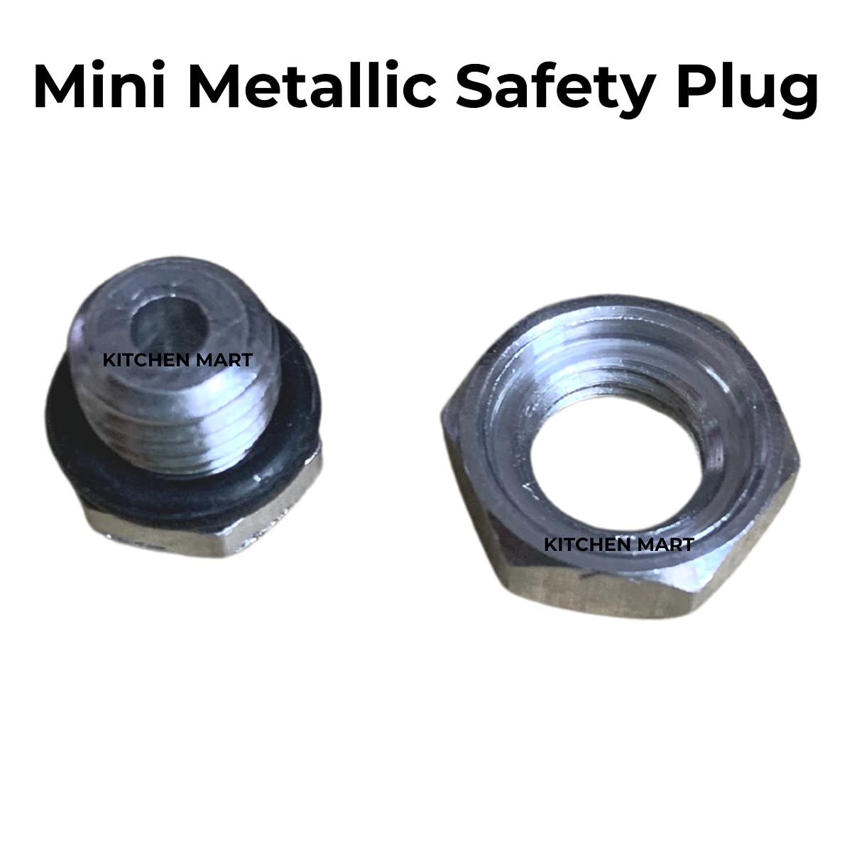 Kitchen Mart Replacement safety valve compatible with Prestige Pressure cooker/Mini Safety plug with visual pressure indicator (Deluxe Steel Alpha Cookers(Red))