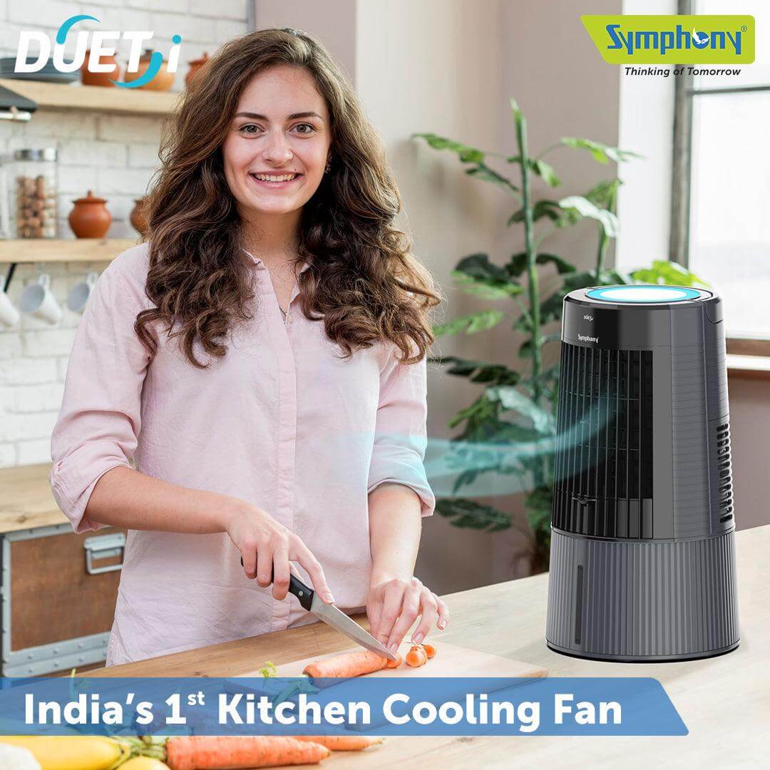 Symphony Duet-i India's 1st Kitchen Cooling Fan