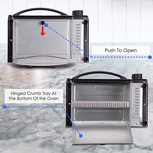 AGARO Marvel 9 Liters Oven Toaster Griller,Cake Baking Otg (Black),800 Watts