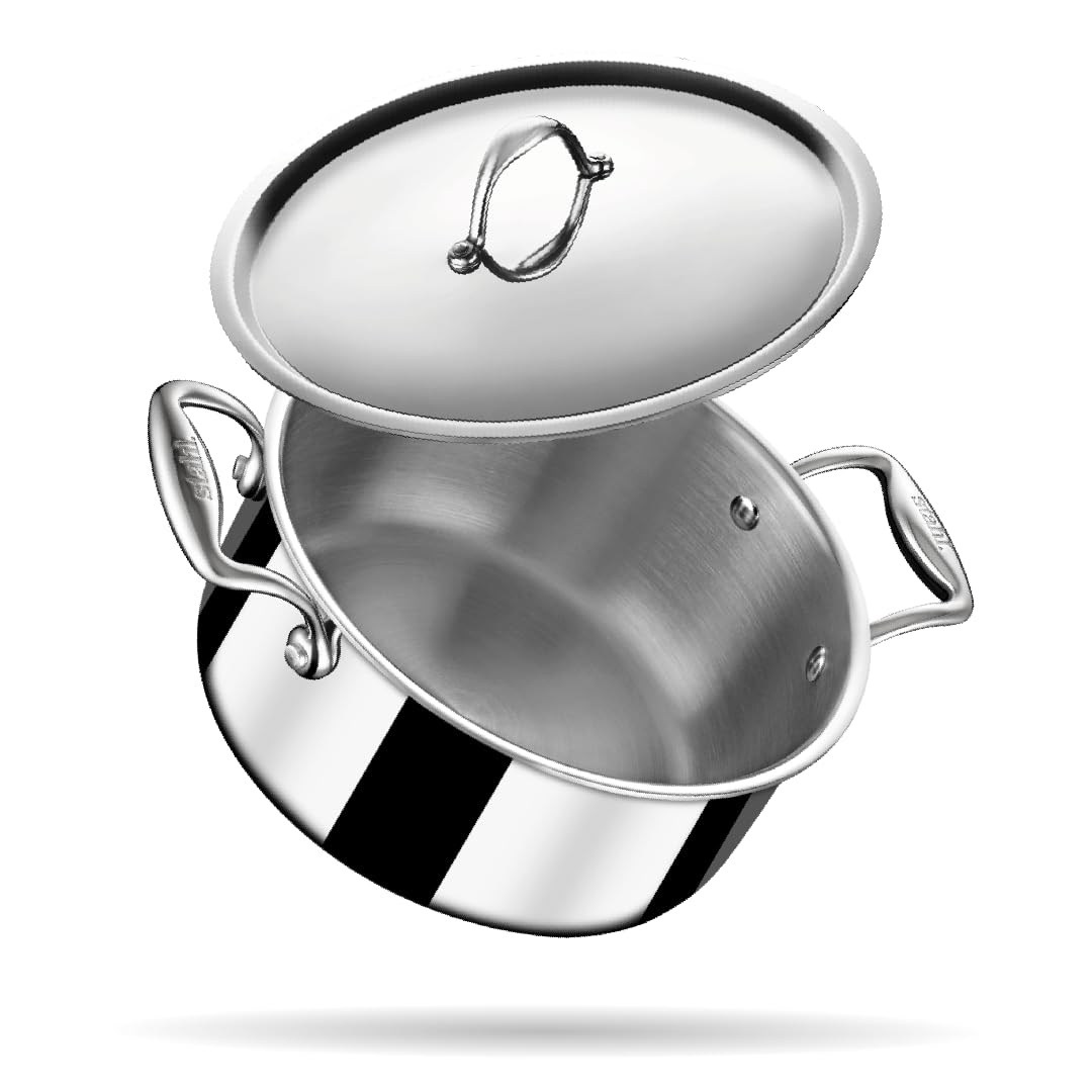 Stahl Artisan Stainless Steel Triply Casserole / Sauce Pot