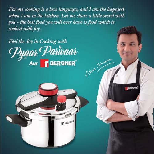 Bergner Capri 5 Litre Triply Pressure Cooker 