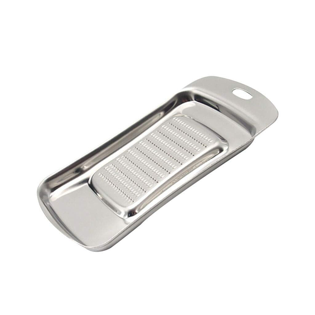 Professional stainless steel zester grater for Indian cooking garlic ginger preparation tool