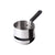 Meyer nickel-free stainless steel mini saucepan with black handle and pouring spout