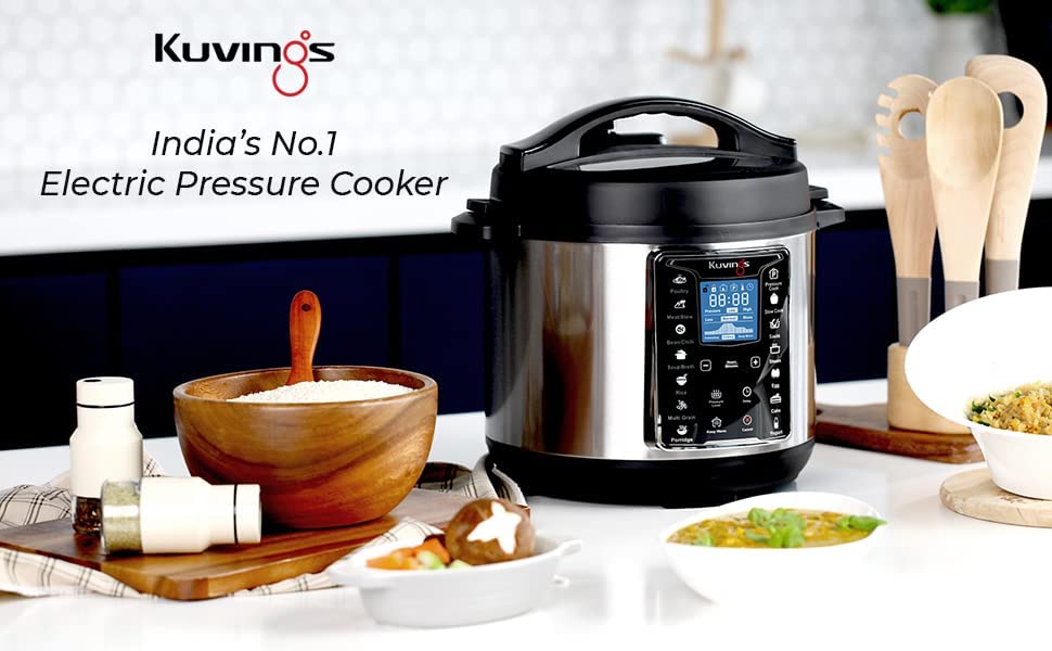 Kuvings Instant Pot 3 Litre Electric Pressure Cooker with Stainless Steel Inner Pot